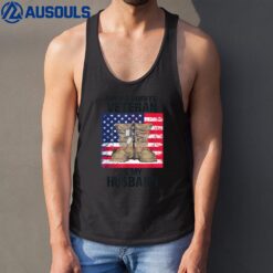 Veteran Husband Veterans Day Spouse wife Army Of A Veteran Tank Top