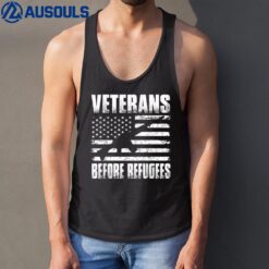 Veterans Before Refugees Tank Top