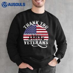 Veterans Day Gifts Thank You Veterans Sweatshirt