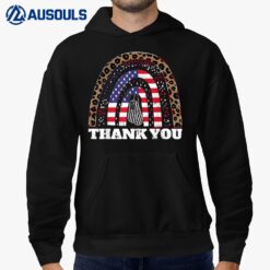 Thank You for your Service Leopard Rainbow T-Shirt