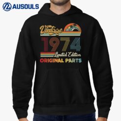 Vintage 1974 Limited Edition Original Parts Hoodie