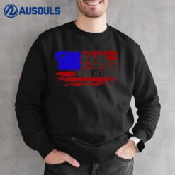 Vintage American Flag WWII Veteran Sweatshirt