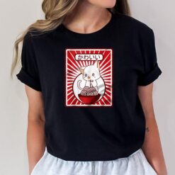 Vintage Kawaii Cat Anime Ramen T-Shirt