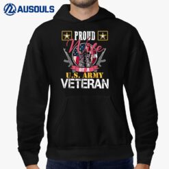 Vintage Proud Wife Of A U.S. Army Veteran Gift Hoodie