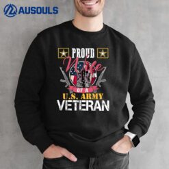 Vintage Proud Wife Of A U.S. Army Veteran Gift Sweatshirt