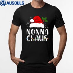 Winters Nonna Clause Christmas Pajama Family Matching Xmas T-Shirt