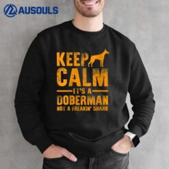 Womens Funny Doberman  Men Women Doberman Pinscher Dog Walker Sweatshirt