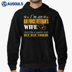 Womens I am An Air Force Veteran's Wife Hoodie