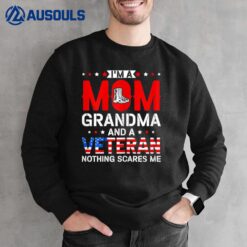 Womens I'm A Mom Grandma And A Veteran Female Veteran Grandmother Sweatshirt