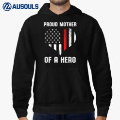 Womens Proud Mother of A Firefighter Hoodie