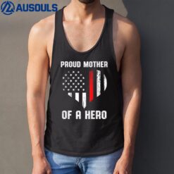 Womens Proud Mother of A Firefighter Tank Top