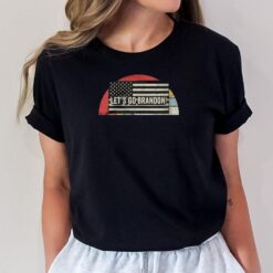 Womens Vintage Retro Let's Go Brandon Conservative 2 T-Shirt