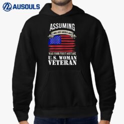 Women US Veteran  - Dont Assume Hoodie