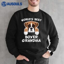 World's Best Boxer Grandma Dog Granddog Sweatshirt