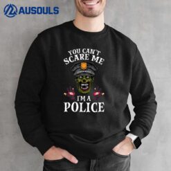 Zombie Police Lazy Halloween Costume Policeman Cop Officer Sweatshirt
