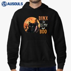 binx is my boo cute halloween cat Hoodie