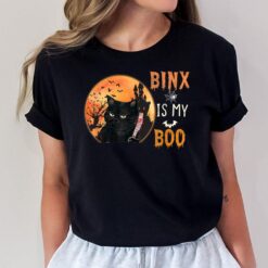 binx is my boo cute halloween cat T-Shirt