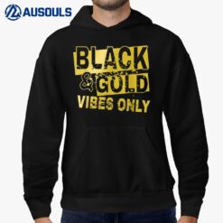 black and golds cool design Hoodie