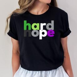 Hard Nope Aroace Pride LGBTQ  Aro Ace Aromantic Asexual T-Shirt