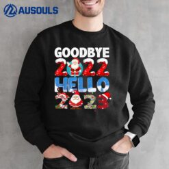 hello 2023 happy new year 2023 new years eve party supplies Sweatshirt