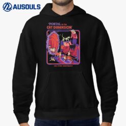 portal to the cat dimension Halloween Hoodie