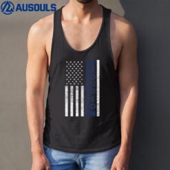 Proud Son American Flag Police Son Tank Top