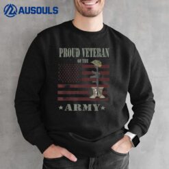 proud veteran of the army Boots Veterans Day Sweatshirt