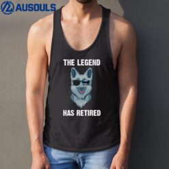 The Legend Has Retired Police K-9 Tank Top