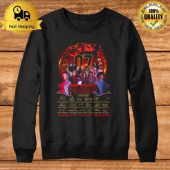 07 Years Of Stranger Things 2016 - 2023 Thank You For The Memories Signatures Sweatshirt