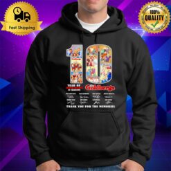 10 Years Of 2013 2023 10 Seasons The Goldbergs Thank You For The Memories Hoodie