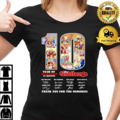 10 Years Of 2013 2023 10 Seasons The Goldbergs Thank You For The Memories T-Shirt