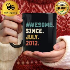 10 Years Old Gifts Awesome Since July 2012 10Th Birthday Mug