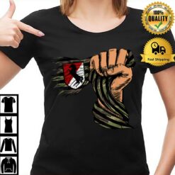 11Th Armored Cavalry Regiment Flag Vintage Strong Support T-Shirt