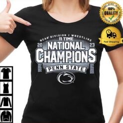 11 Time National 2023 Penn State Ncaa Wrestling National Champion T-Shirt