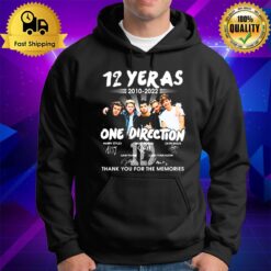 12 Years Of Direction Retro Illustration Hoodie