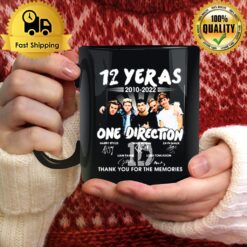 12 Years Of Direction Retro Illustration Mug