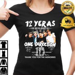 12 Years Of Direction Retro Illustration T-Shirt