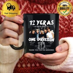 12 Years Of One Direction Signature Thank You For The Memories Mug