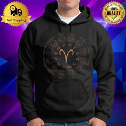 12 Zodiac Signs Aries Zodiac Design Hoodie