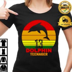 13 Dolphin Teenager Vintage T-Shirt