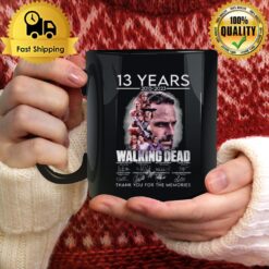 13 Years 2010 2023 The Walking Dead Thank You For The Memories Signatures Mug