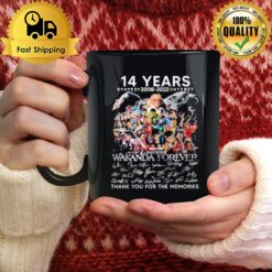 14 Years 2008 - 2022 Wakanda Forever Thank You For The Memories Mug