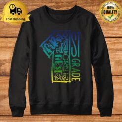 1St Grade Typography Sweatshirt