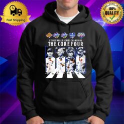 5 Times World Series Champions The Core Four Abbey Road Signatures Hoodie