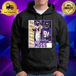 Fooball Legend Signature Vintage Retro 80S Randy Moss Hoodie