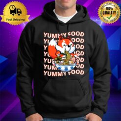 Food Lover Back To School Cute Fox Love Ramen Noodle Hoodie