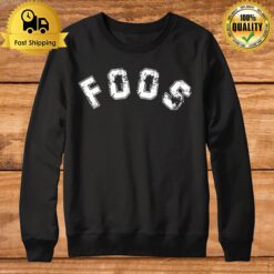 Foos Grey Logo Distressed Design Foo Fighter Sweatshirt