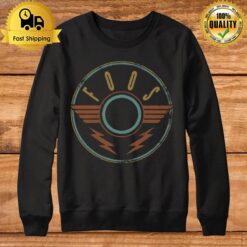 Foos Vintage Foo Fighters Band Round Logo Vintage Sweatshirt