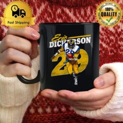 Football Design Eric Dickerson Or Los Angeles Rams Mug