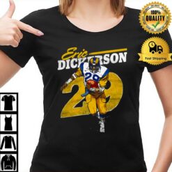 Football Design Eric Dickerson Or Los Angeles Rams T-Shirt